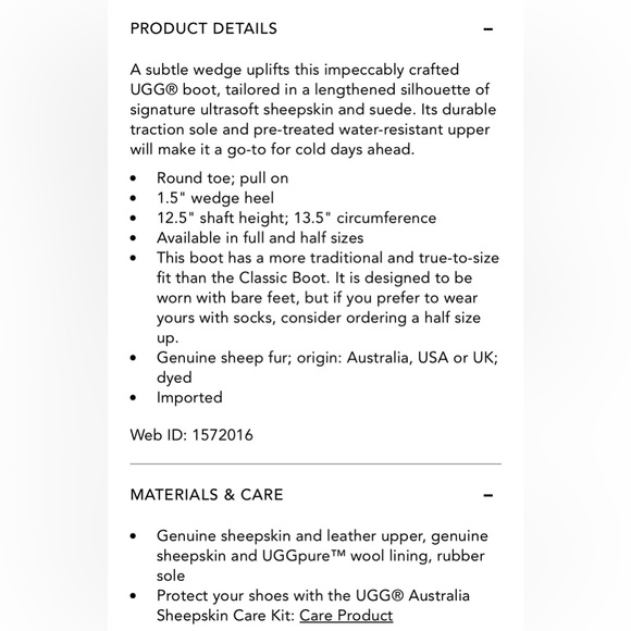 NWTS Ugg Kara Slim Tall Demi Wedge Boot - Picture 4 of 13